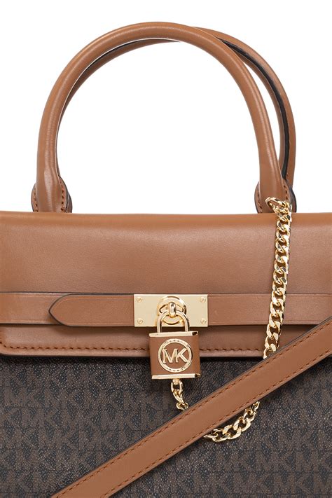 michael kors hamilton blue bag|Michael Kors Hamilton bag measurements.